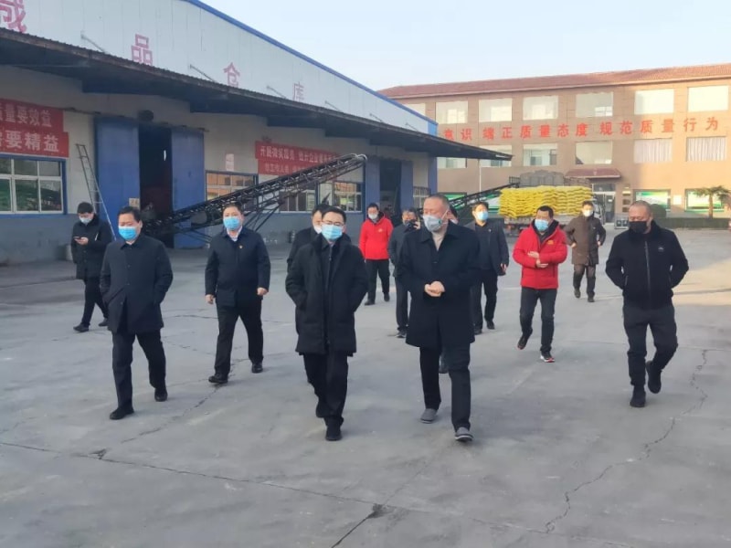 縣長申琳調研旭瑞集團疫情防控、復工復產情況！